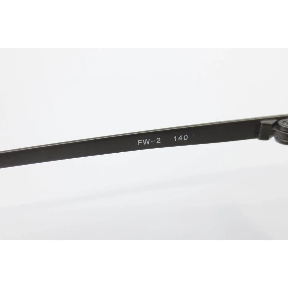 Flexon FW-2 Pewter Matte Oval Metal Eyeglasses Frames 55-17-140 Japan Made
